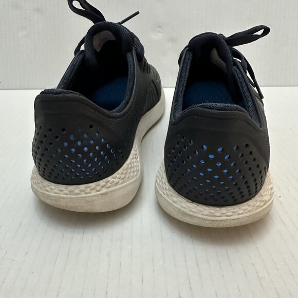 Crocs LiteRide Shoes Mens Size 9 Blue Lace Up Sneakers Lightweight Comfort - Picture 5 of 11